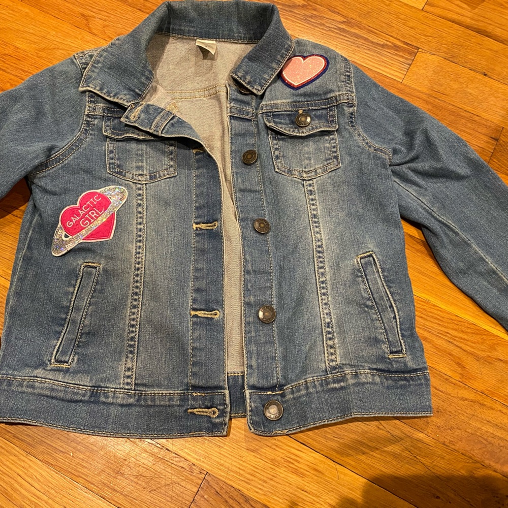 Girls Carter’s Demin Galaxy Jacket  Size 7
